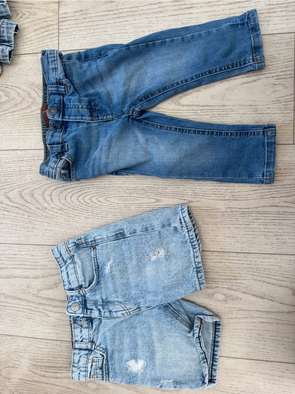 7 for all Mankind Jeans & Zara Jean Shorts